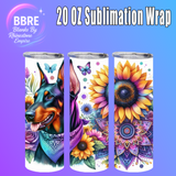 Doberman 20 OZ Sublimation Transfer
