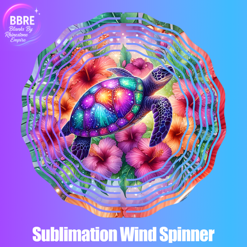 Turtle Sublimation Wind Spinners