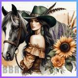 Colorful Horse 20 OZ Wrap