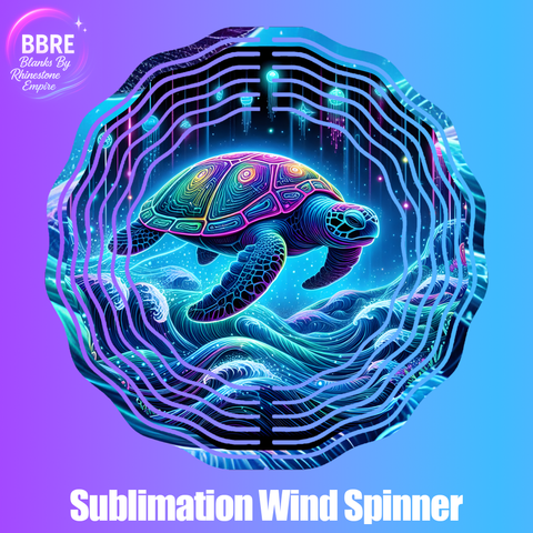 Turtle Sublimation Wind Spinners