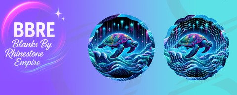 Turtle Sublimation Wind Spinners