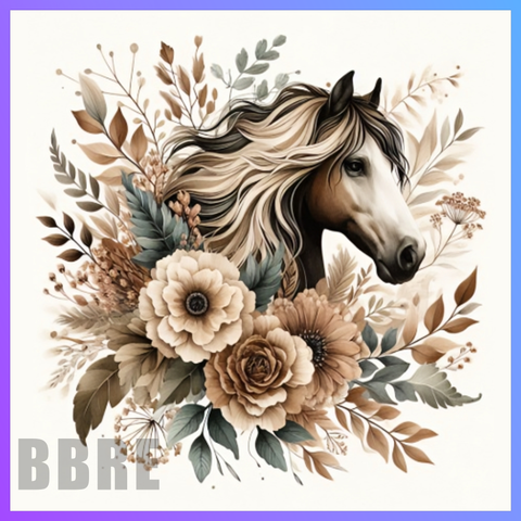 Colorful Horse 20 OZ Wrap