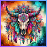 Floral Horse 20 OZ Wrap