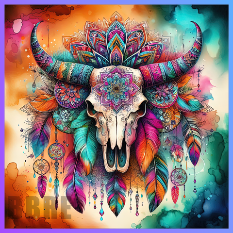 Floral Horse 20 OZ Wrap