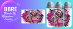Tattoo Girl 24 OZ Sublimation Water Bottle Wrap