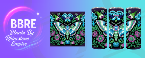 Moth 15 OZ Sublimation Print