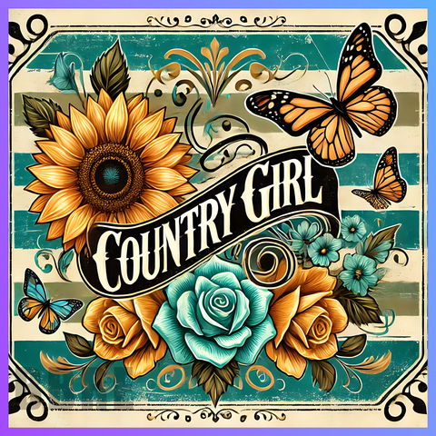 Floral Horse 20 OZ Wrap