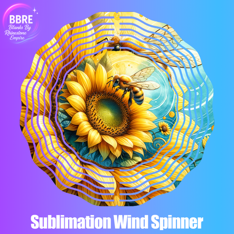 Sunflower Sublimation Wind Spinners