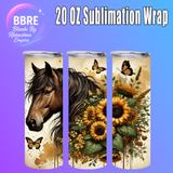 Country Style 20 OZ Sublimation Transfer