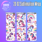 Western Style 20 OZ Sublimation Transfer