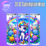 Western Style 20 OZ Sublimation Transfer