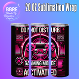 Floral Horse 20 OZ Sublimation Transfer