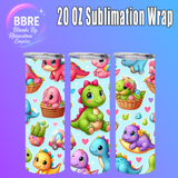 Kid Friendly 20 OZ Sublimation Transfer