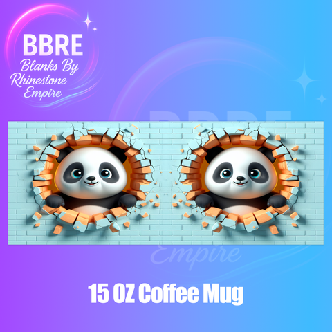 Cute Animal 15 OZ Cup Wrap