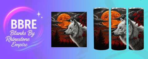Wolf 20 OZ Sublimation Print