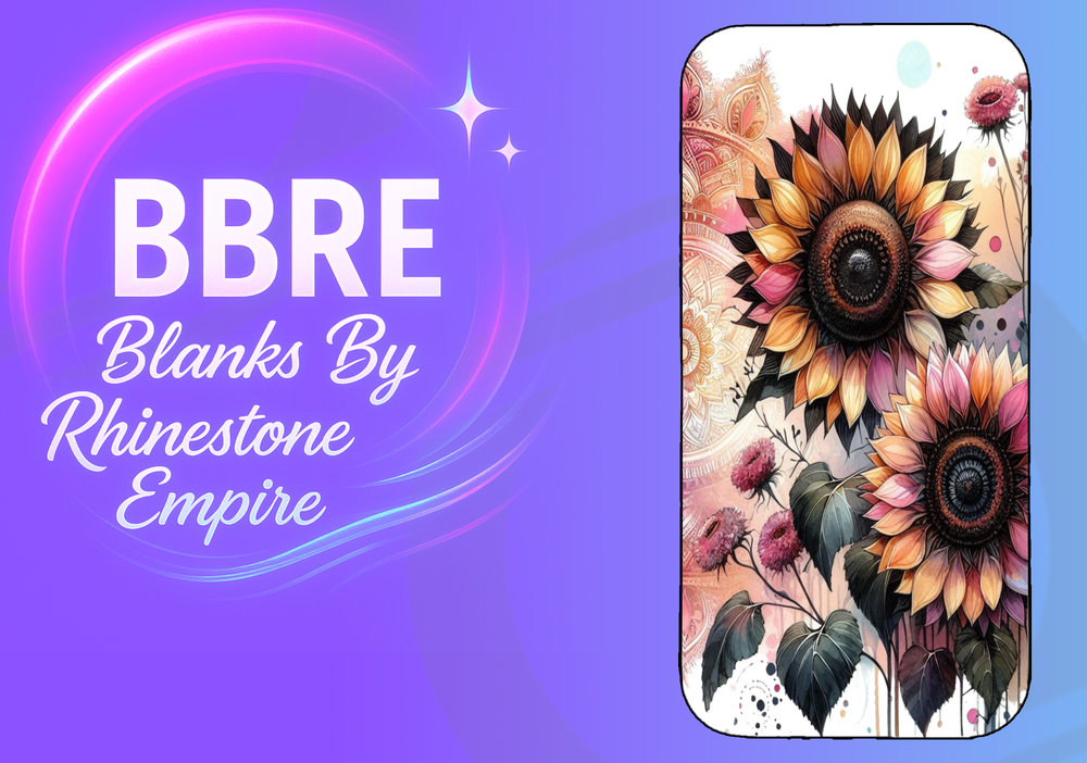 Floral Sublimation Phone Wrap