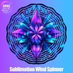 Geometric Sublimation Wind Spinners
