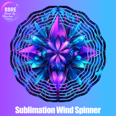 Geometric Sublimation Wind Spinners