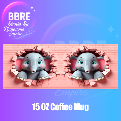 Cute Animal 15 OZ Cup Wrap