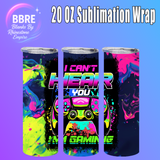 Kid Friendly 20 OZ Sublimation Transfer