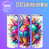 Kid Friendly 20 OZ Sublimation Transfer