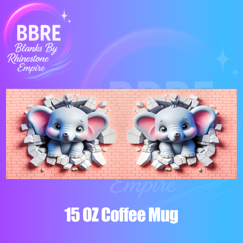 Cute Animal 15 OZ Cup Wrap