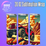 Kid Friendly 20 OZ Sublimation Transfer