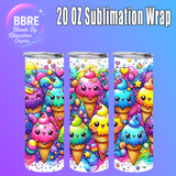 Kid Friendly 20 OZ Sublimation Transfer