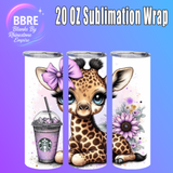 Kid Friendly 20 OZ Sublimation Transfer