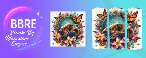 Turtle 20 OZ Sublimation Print