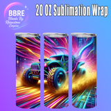 Kid Friendly 20 OZ Sublimation Transfer