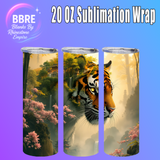 Tiger 20 OZ Sublimation Transfer