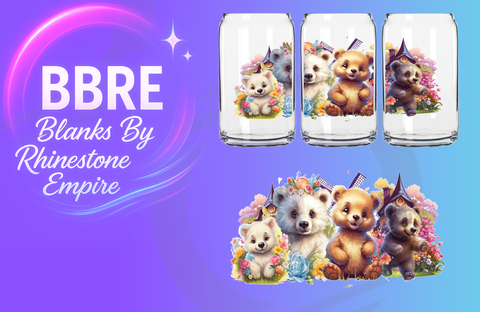 Teddy Bear UV-DTF Transfer