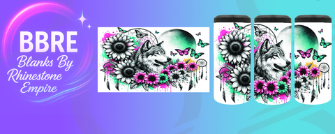 Wolf Can Cooler Wrap
