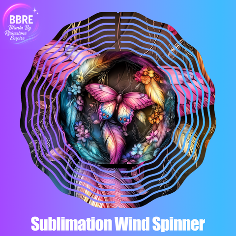 Butterfly Sublimation Wind Spinners