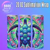 Sea Life 20 OZ Sublimation Transfer