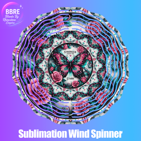 Butterfly Sublimation Wind Spinners