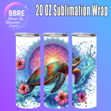 Sea Life 20 OZ Sublimation Transfer