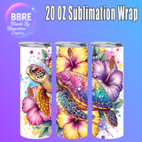 Sea Life 20 OZ Sublimation Transfer