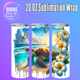 Sea Life 20 OZ Sublimation Transfer