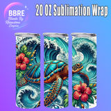 Sea Life 20 OZ Sublimation Transfer
