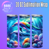 Sea Life 20 OZ Sublimation Transfer