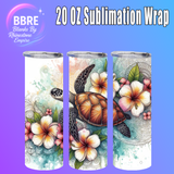 Sea Life 20 OZ Sublimation Transfer