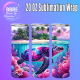 Sea Life 20 OZ Sublimation Transfer