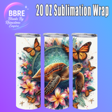 Sea Life 20 OZ Sublimation Transfer