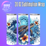 Sea Life 20 OZ Sublimation Transfer