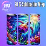 Sea Life 20 OZ Sublimation Transfer