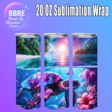 Sea Life 20 OZ Sublimation Transfer