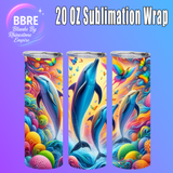 Sea Life 20 OZ Sublimation Transfer