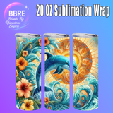 Sea Life 20 OZ Sublimation Transfer